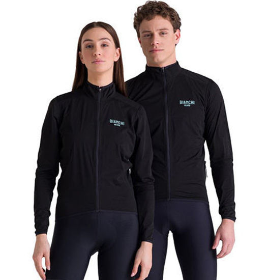 Picture of Bianchi Milano Rainshell Rain Jacket Unisex - black NE